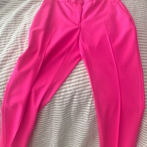 Argent pink suit pants